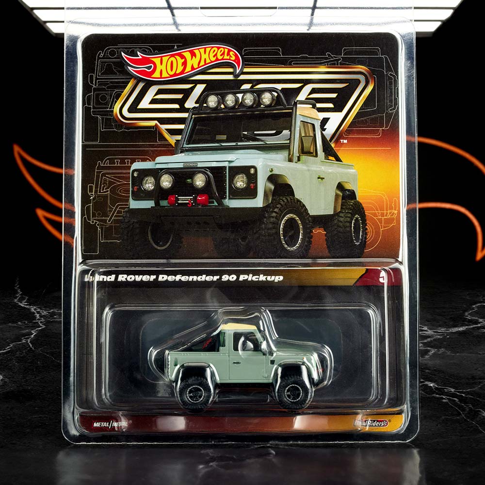 Hot Wheels Elite 64 Series Land Rover Defender 90 Pickup HGW12