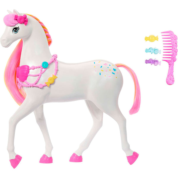 Barbie El Cascanueces Caballo Land of Sweets: Figura con Melena Aromática y Accesorios - Edad 3+