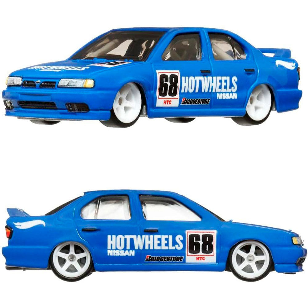 Hot Wheels Collector Cultura Automotriz '94 Nissan Primera & Nissan R390 GT1, autos de juguete a escala 1:64