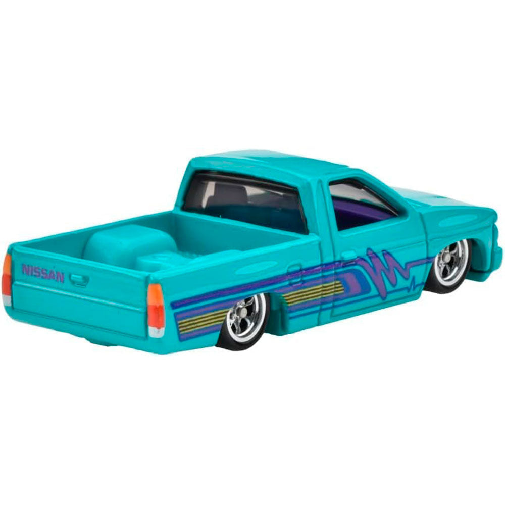 Hot Wheels Collector Cultura Automotriz 1975 Datsun Sunny Truck & Custom '93 Nissan Hardbody, autos de juguete a escala 1:64