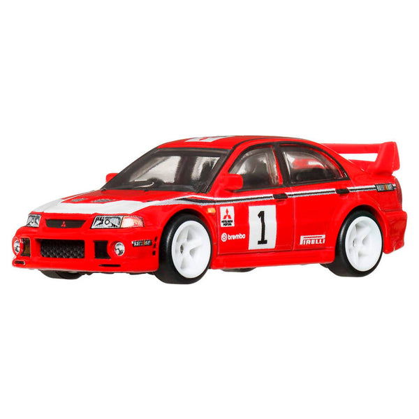 Hot Wheels Car Culture Mitsubishi Lancer Evolution VI: Auto de Colección 1:64 - Edad 3+