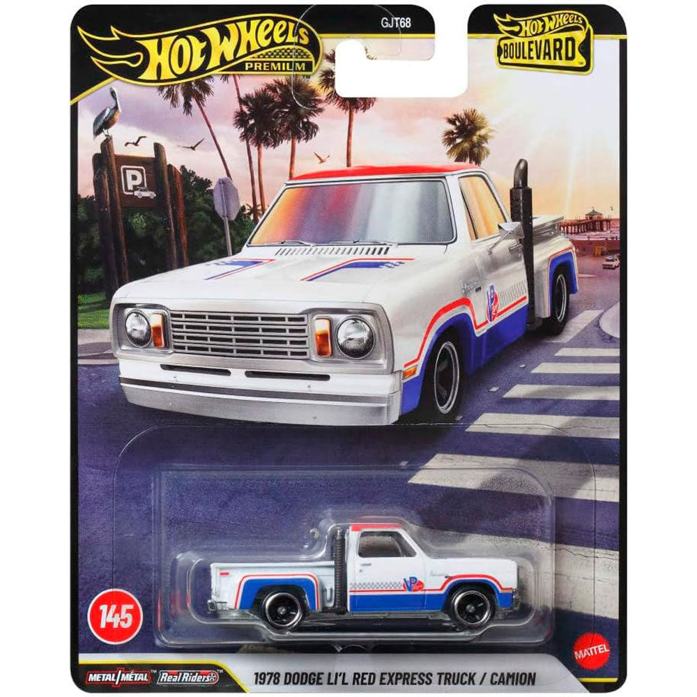 Hot Wheels Boulevard Dodge Li'l Red Express Truck 1978: Auto de Colección 1:64 - Edad 3+