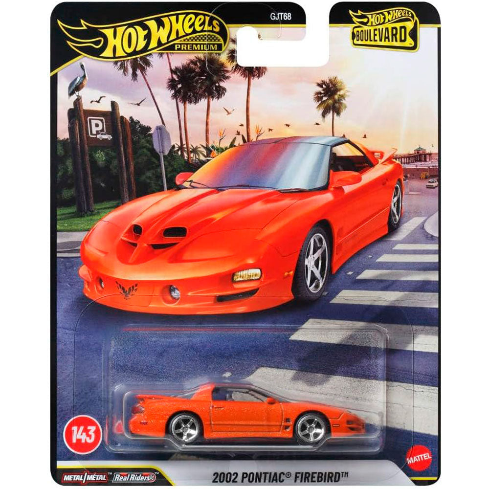 Hot Wheels Boulevard 2002 Pontiac Firebird: Auto de Colección 1:64 - Edad 3+