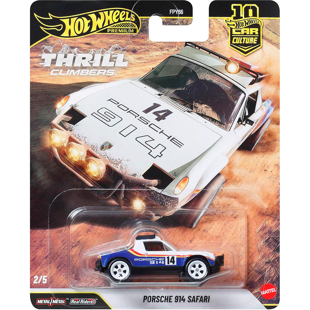 Hot Wheels Car Culture Porsche 914 Safari: Auto de Colección 1:64 - Edad 3+