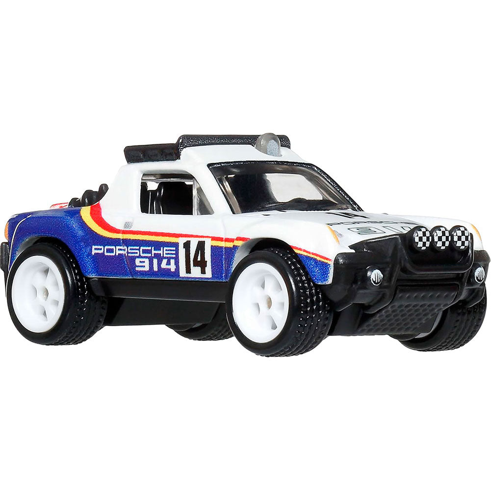 Hot Wheels Car Culture Porsche 914 Safari, autos de juguete a escala 1:64