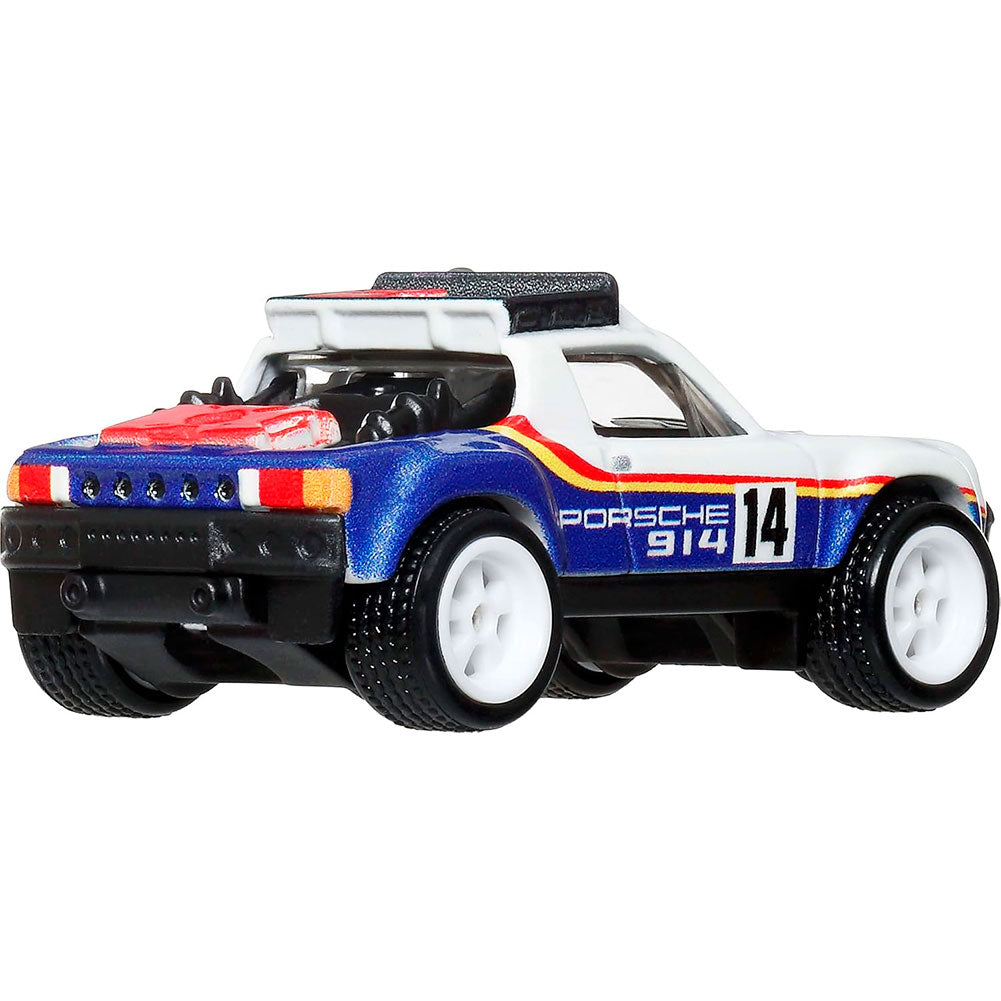 Hot Wheels Car Culture Porsche 914 Safari, autos de juguete a escala 1:64