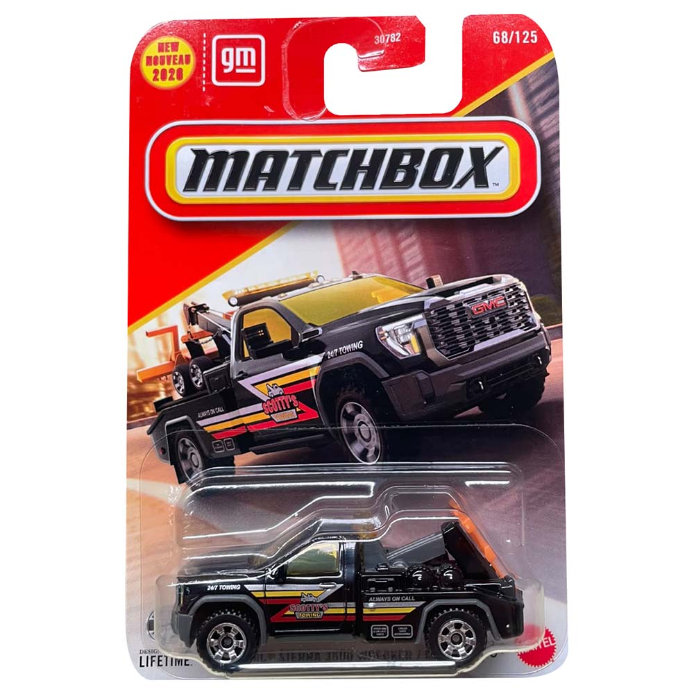 Matchbox 2024 GMC Sierra 3500 Wrecker 1:64 Mod 30782