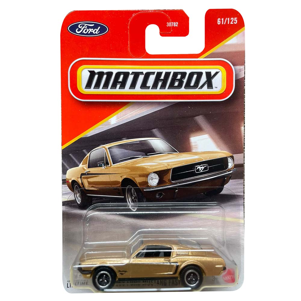 Matchbox 1968 Ford Mustang Fastback 1:64 Mod 30782
