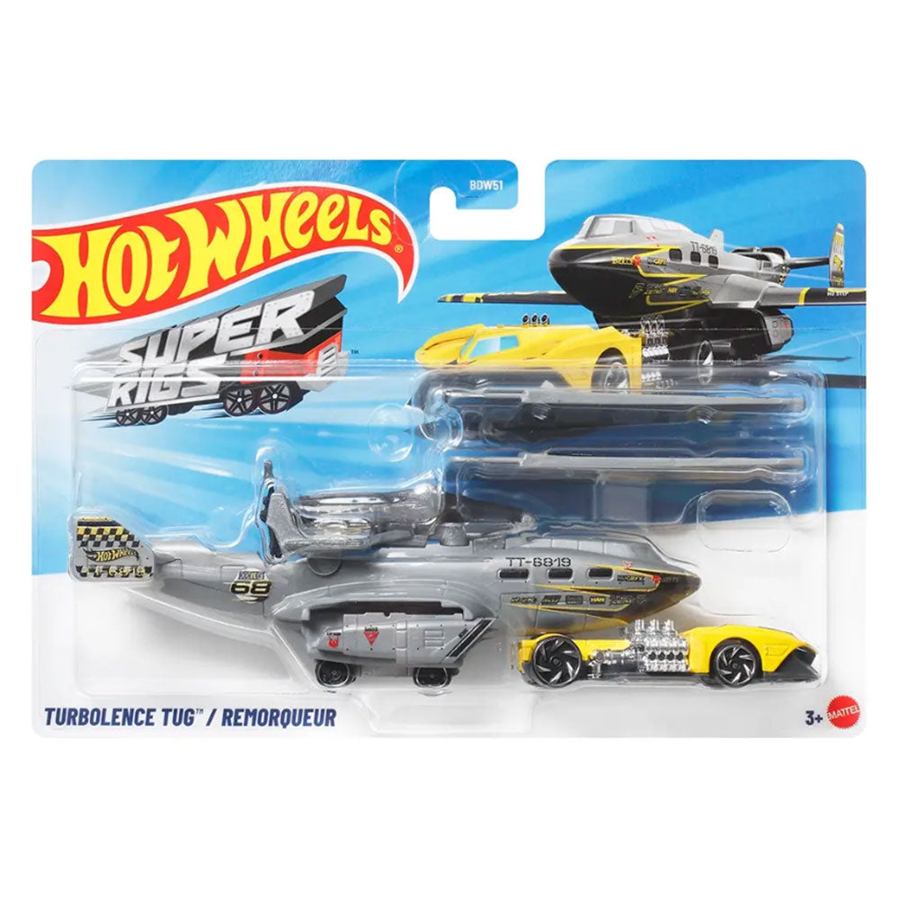 HOT WHEELS SUPER RIGS - TURBOLENCE TUG BDW51