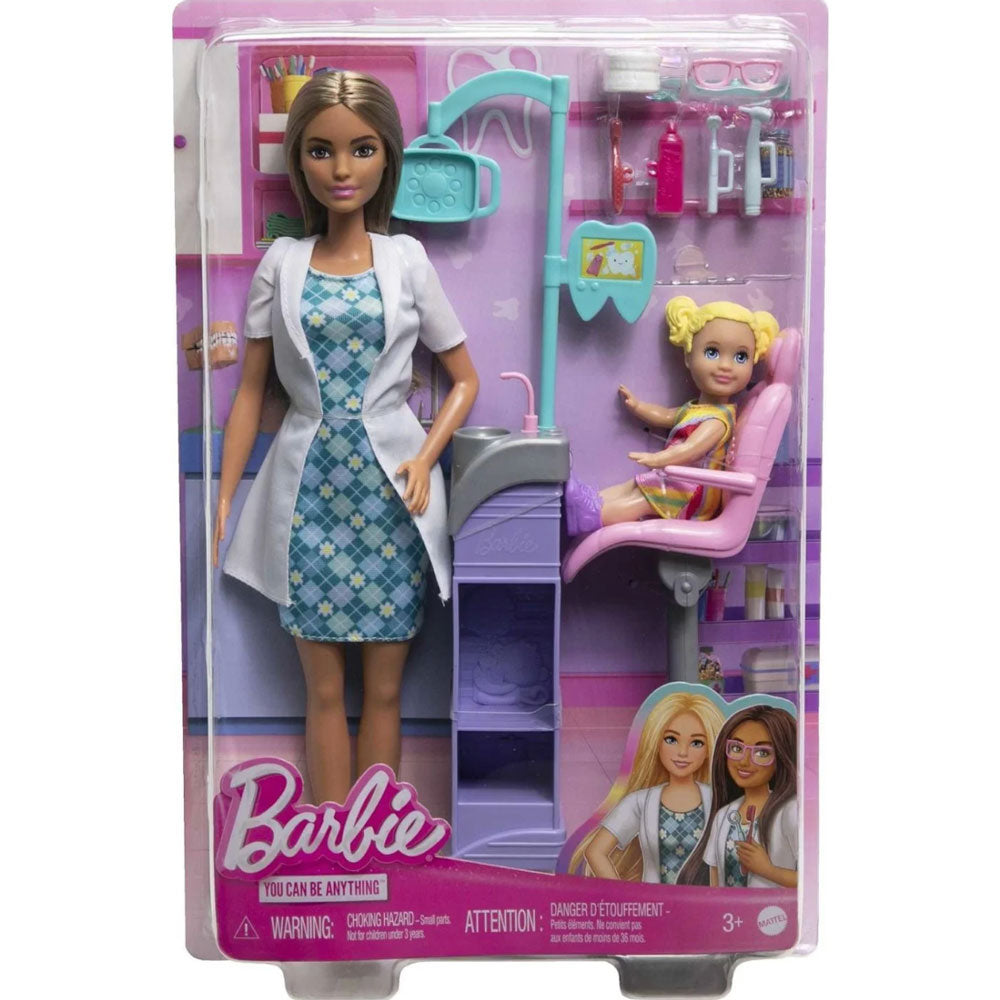 BARBIE YO QUIERO SER - DENTISTA CASTAÑA DHB63 – Juguetibici eCommerce