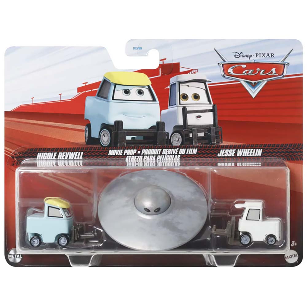 Disney And Pixar Cars 2-Pack Nicole Revwell/ Accesorio / Jesse Wheelin DXV99