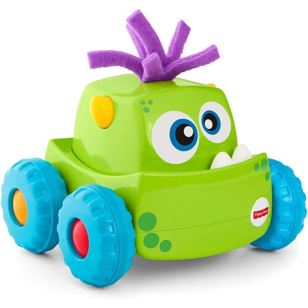 Fisher-Price Monstruo Presiona y Persigue - Verde DRG16 - Edad 12 meses+