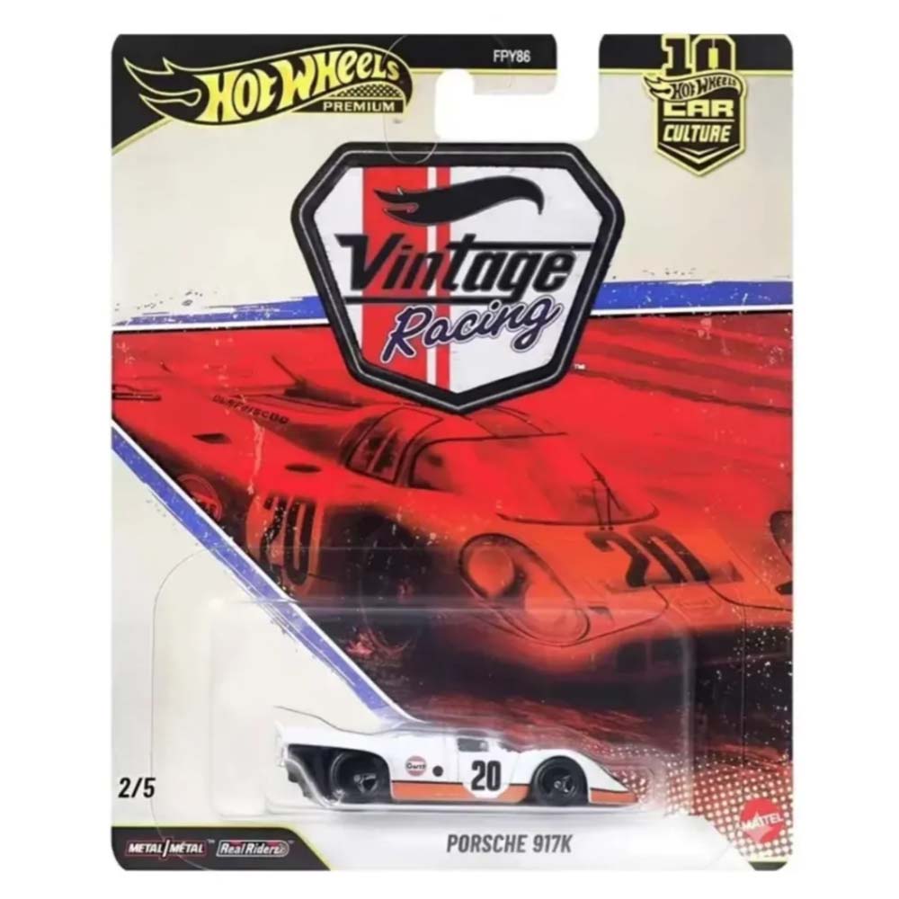 Hot Wheels Car Culture: Vintage Racing Porsche 917K FPY86