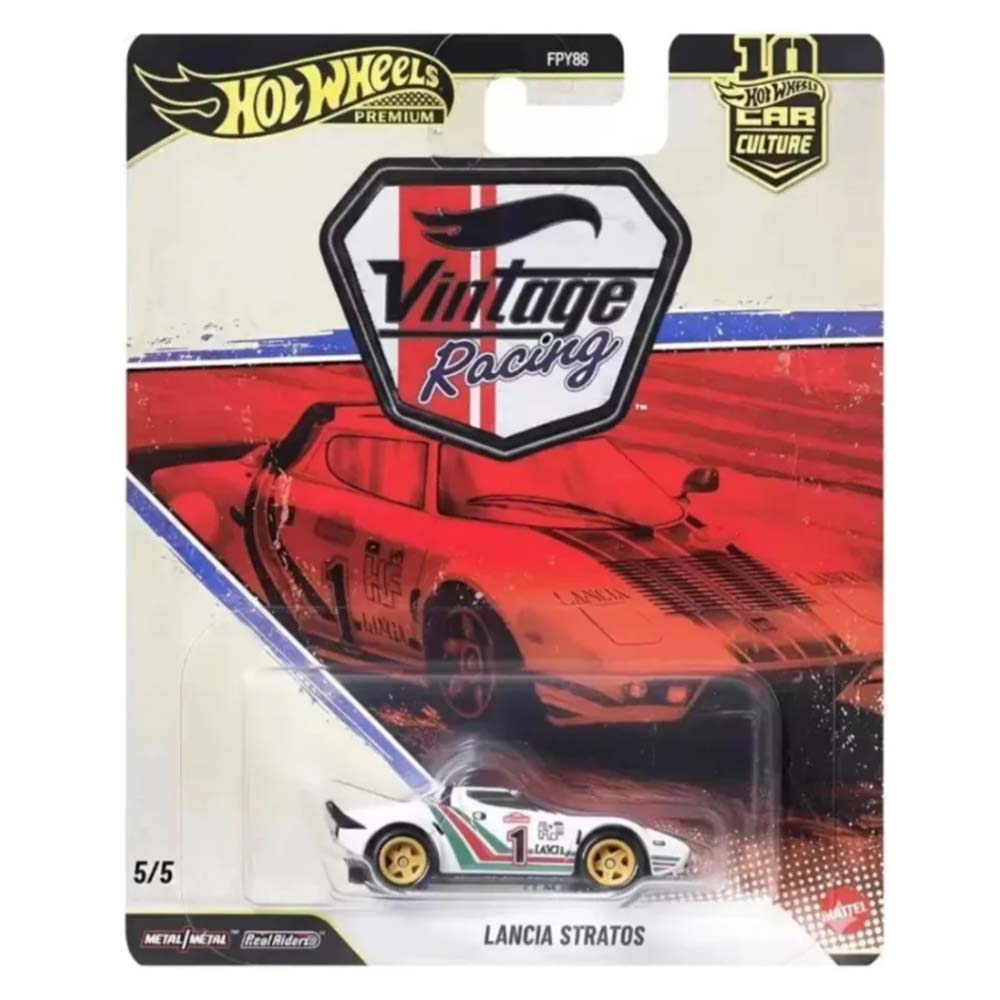 Hot Wheels Car Culture: Vintage Racing Lancia Stratos FPY86