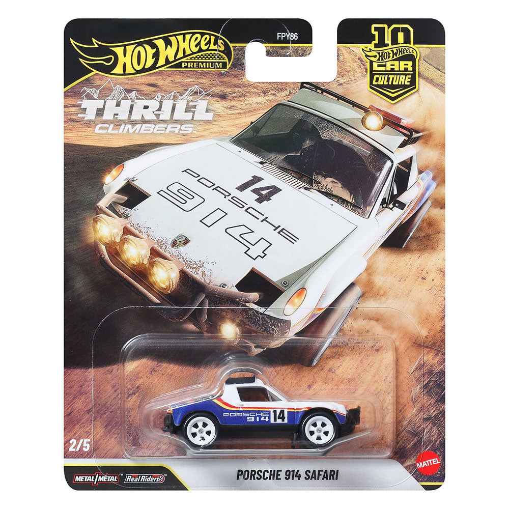 Hot Wheels Premium Thrill Climbers - PORSCHE 914 SAFARI FPY86