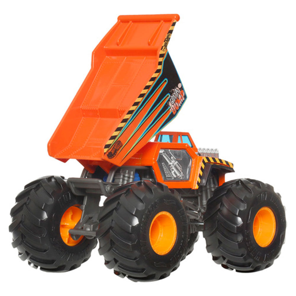 Hot Wheels Monster Trucks Escala 1:24 GOTTA DUMP FYJ83, camiones de juguete