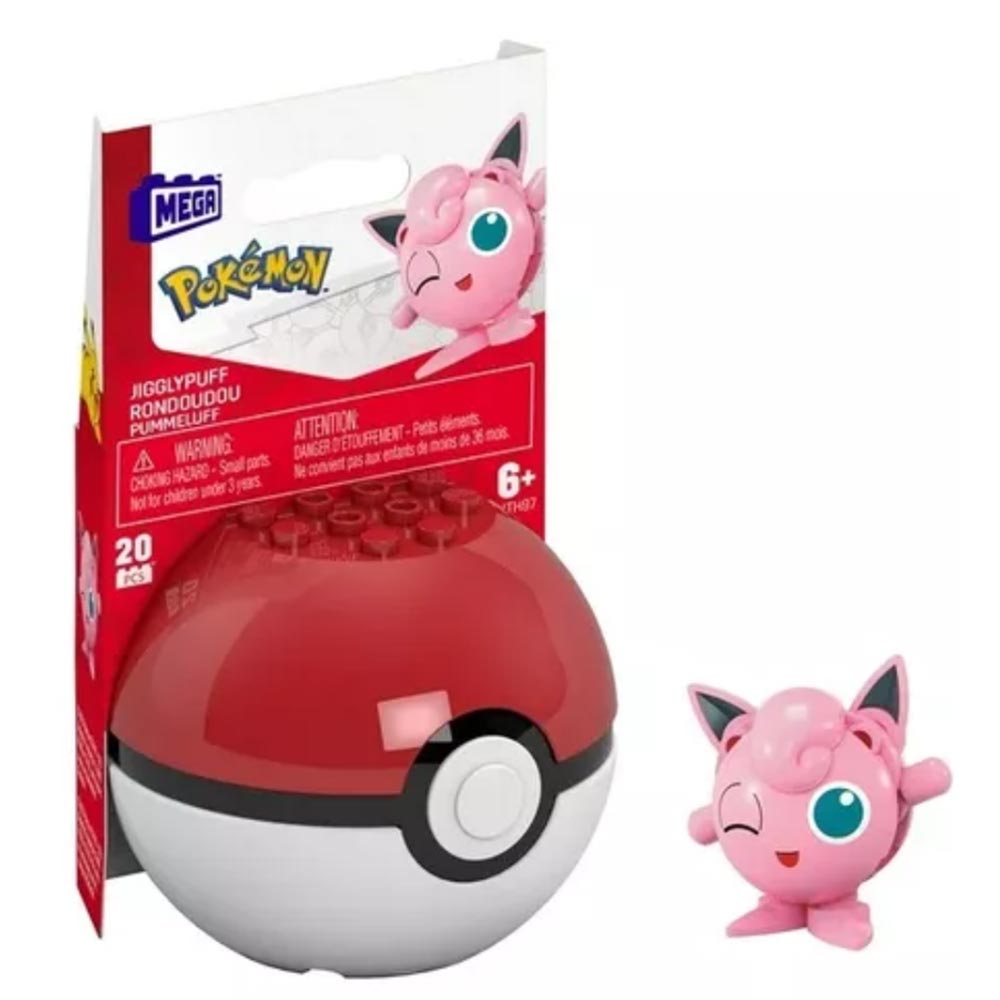 MEGA Pokémon Pokébola Clásico - Jigglypuff GFC85: Set de construcción para armar - Edad 6+