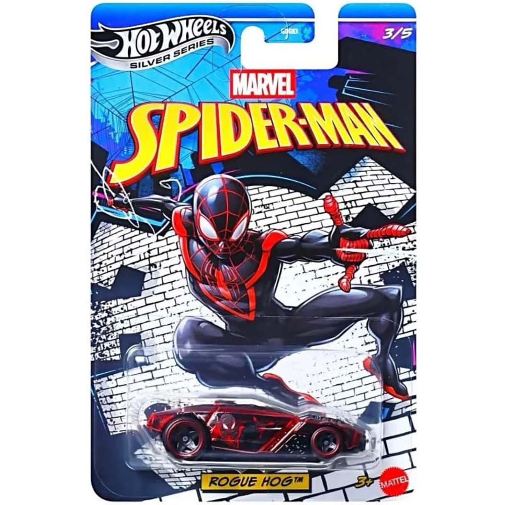 Hot Wheels Silver Series Spider-Man Rogue Hog GDG83
