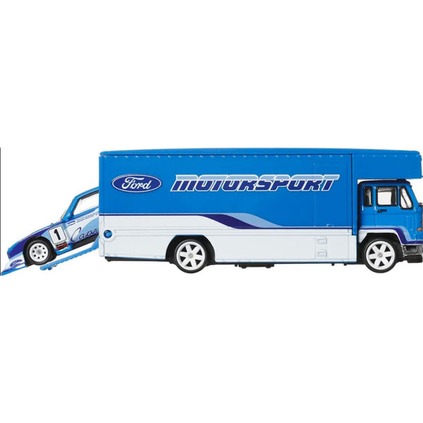 Hot Wheels Team Transport Ford Capri Gr5 + Fleet Flyer FLF56