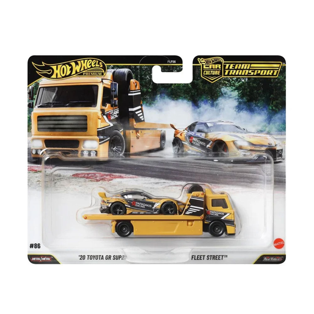 Hot Wheels Team Transport '20 Toyota GR Supra / Fleet Street FLF56