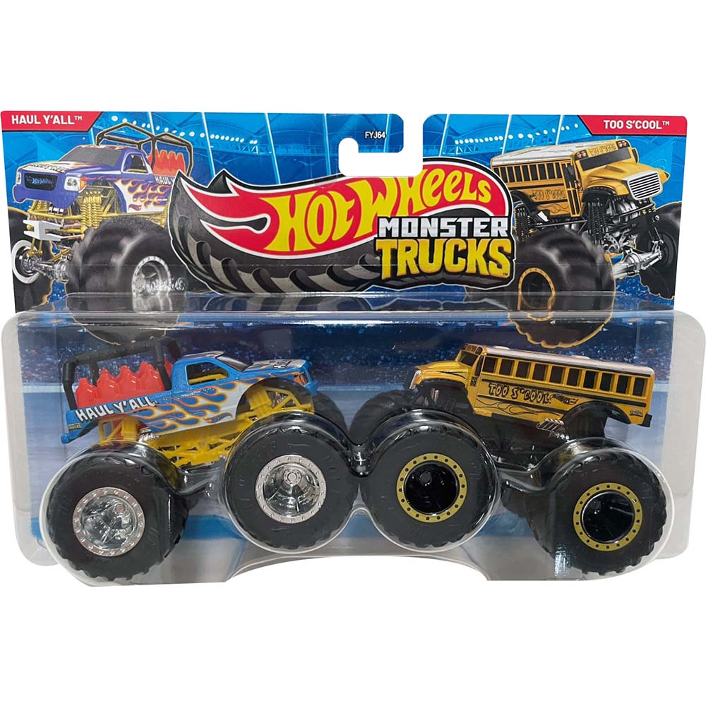 Hot Wheels Monster Trucks: Haul Y'all vs Too S'Cool FYJ64