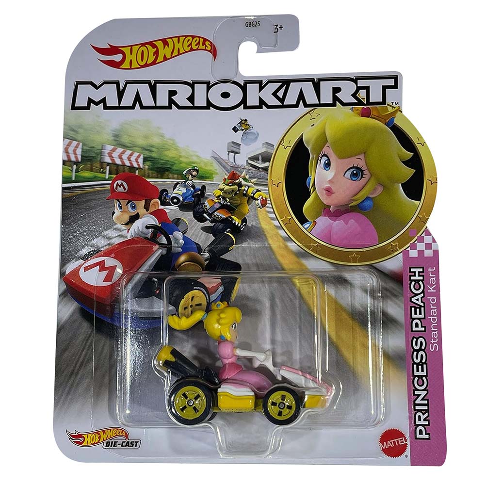 HOT WHEELS MARIO KART REPLICA PERSONAJES 1:64 - PRINCESS PEACH GBG25