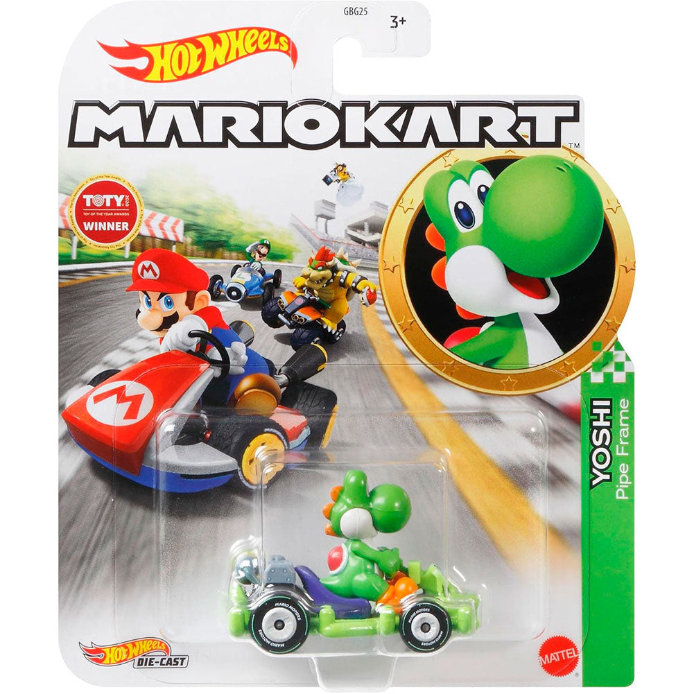 Hot Wheels Mario Kart 1:64 - YOSHI RETRO GBG25