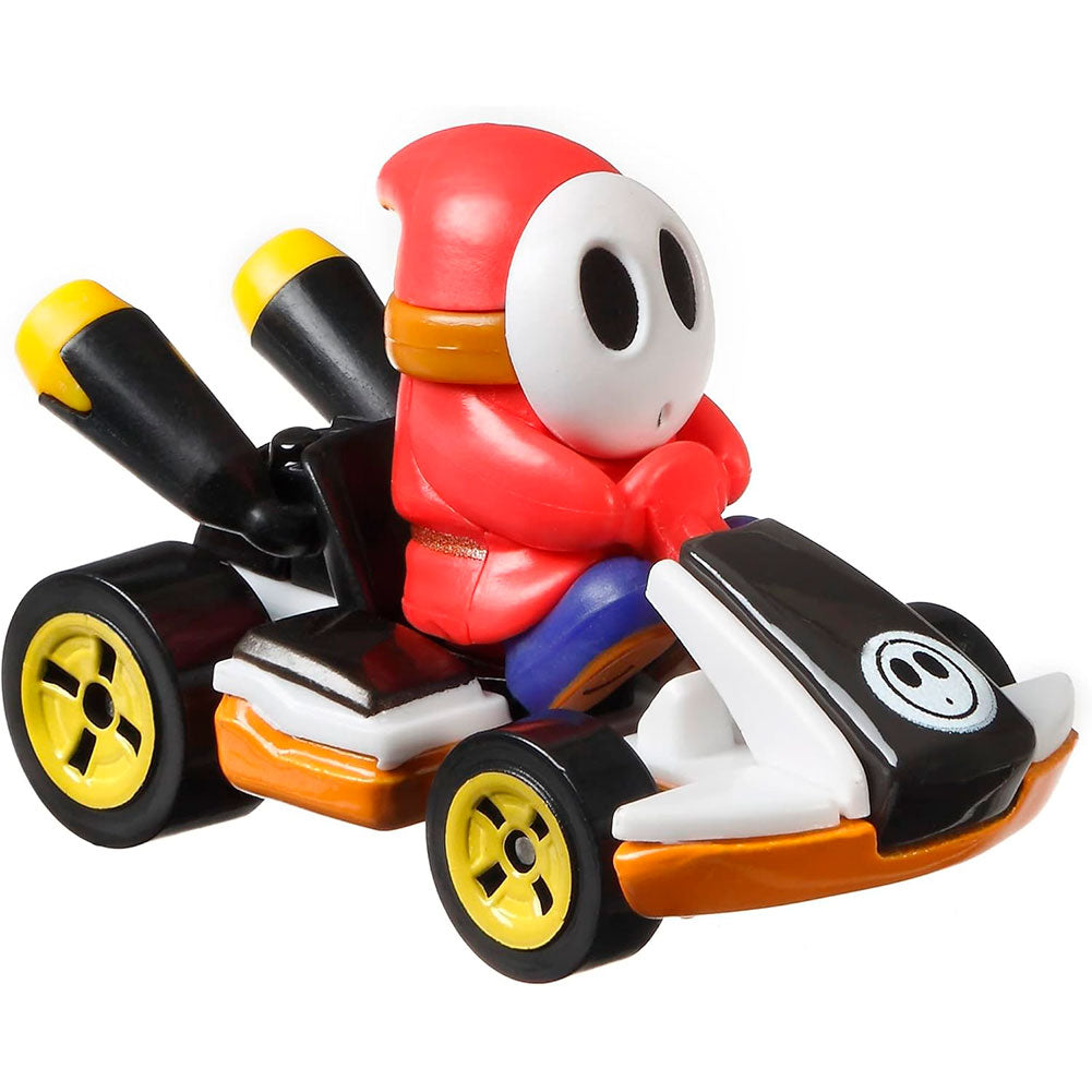 Hot Wheels Mario Kart Replica Personajes 1:64 - Shy Guy Standard Kart GBG25 - Edad 3+
