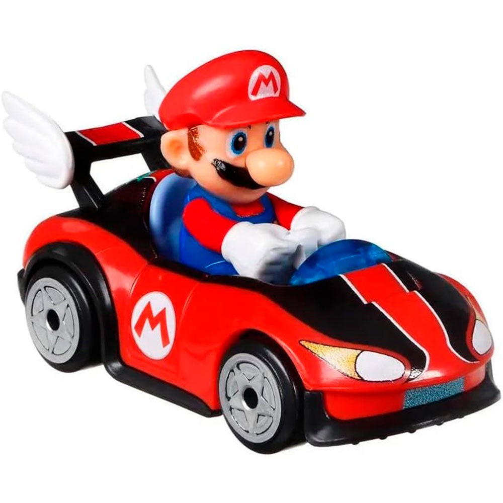 Hot Wheels Mario Kart Replica Personajes 1:64 - Mario Wild Wing GBG25 - Edad 3+