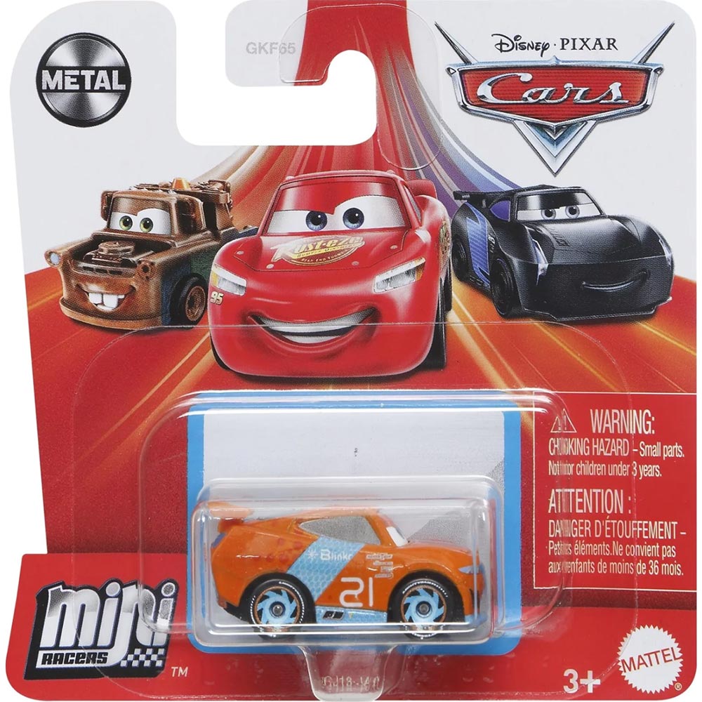 Minicoches de Cars de Disney Pixar - Rayan GKF65: Vehículo de juguete - Edad 4+