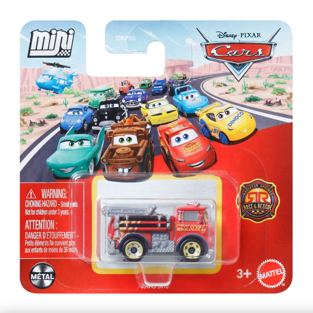 MINICOCHES DE CARS DE DISNEY PIXAR - Red Race And Rescue GKF65