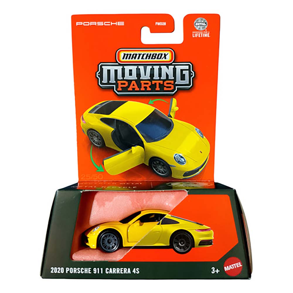 Matchbox Moving Parts 1:64 -2020 Porsche 911 Carrera 4S FWD28