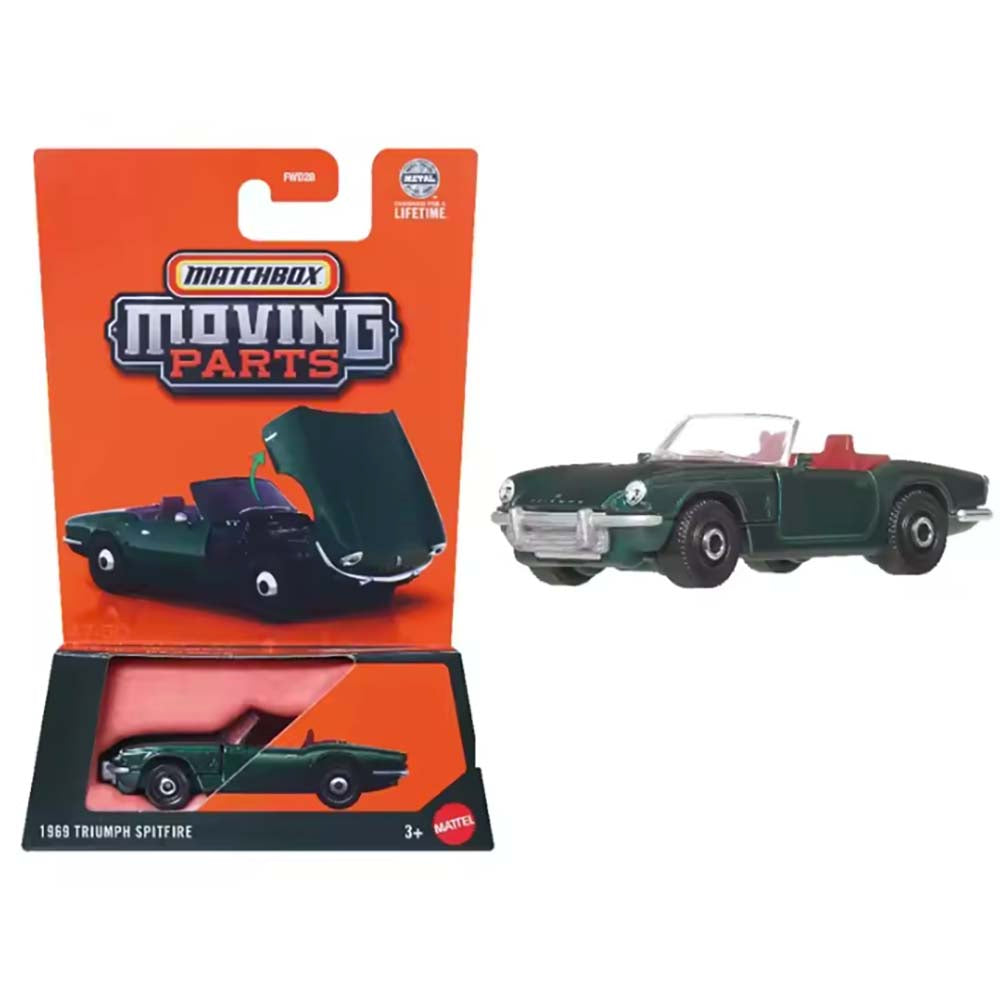 Matchbox Moving Parts 1:64 -1969 Triumph Spitfire FWD28