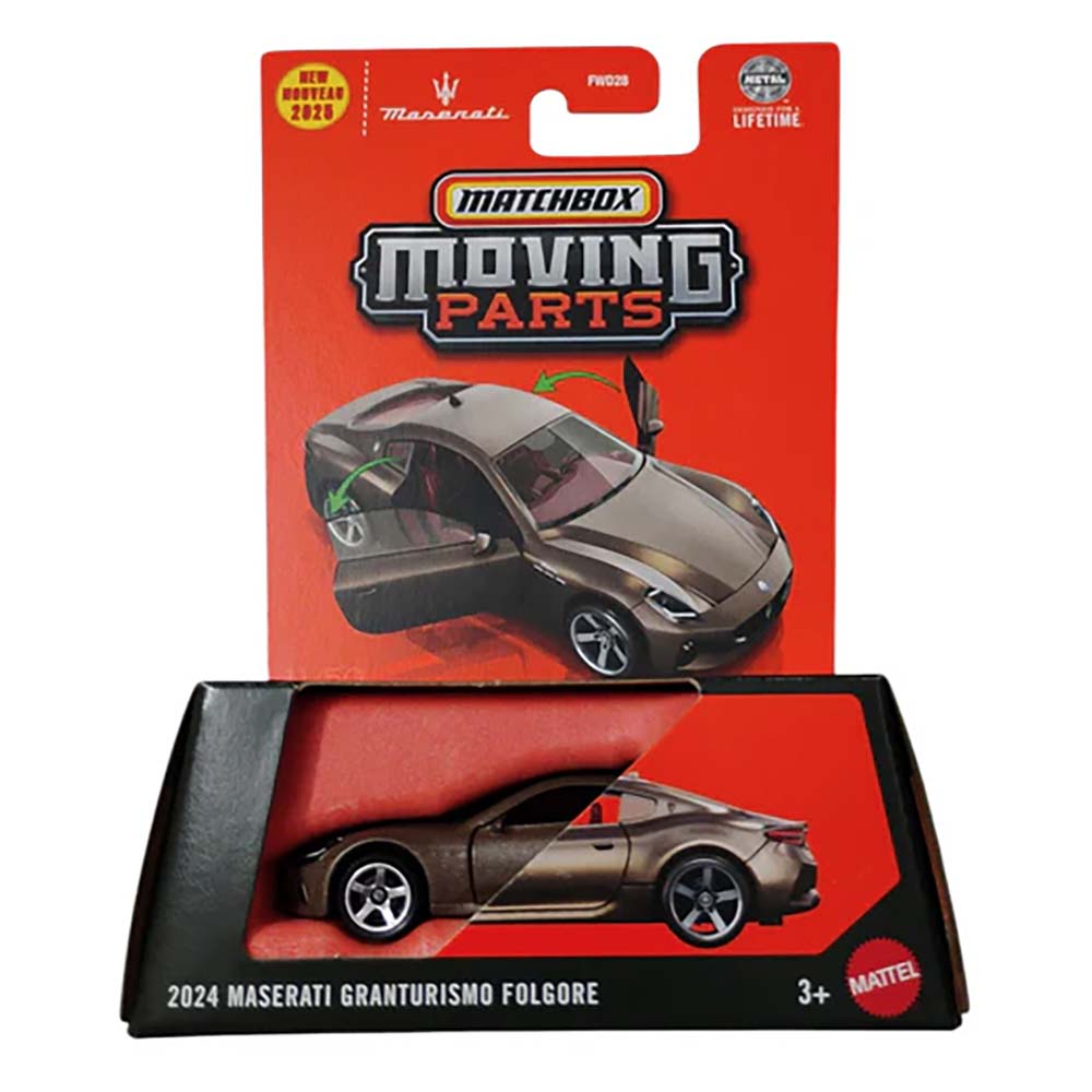 Matchbox Moving Parts 1:64 - 2024 Maserati GranTurismo Folgore FWD28