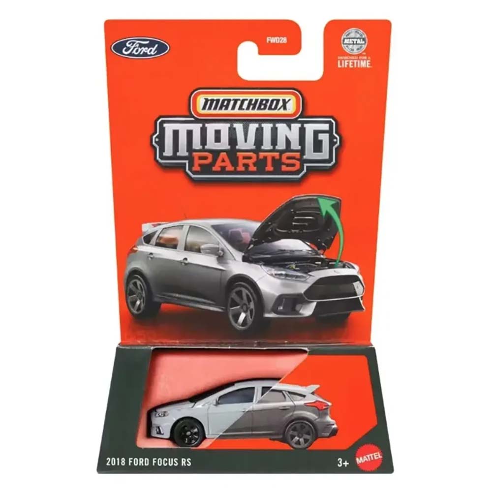 Matchbox Moving Parts 1:64 - 2018 Ford Focus RS	 FWD28