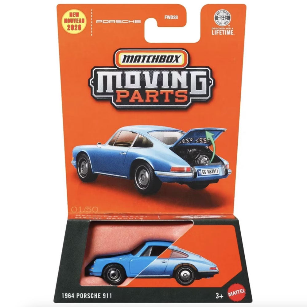 Matchbox Moving Parts 1:64 - 1964 Porsche 911 FWD28
