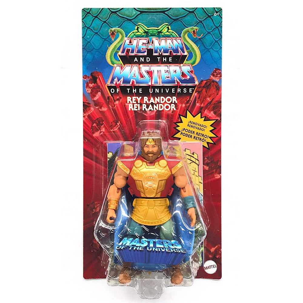Masters of the Universe Origins Rey Randor GNN84: Figura de acción - Edad 6+