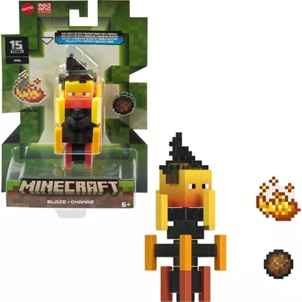 Minecraft Core Construye un Portal - Blaze GTP08: Figura de acción - Edad 6+
