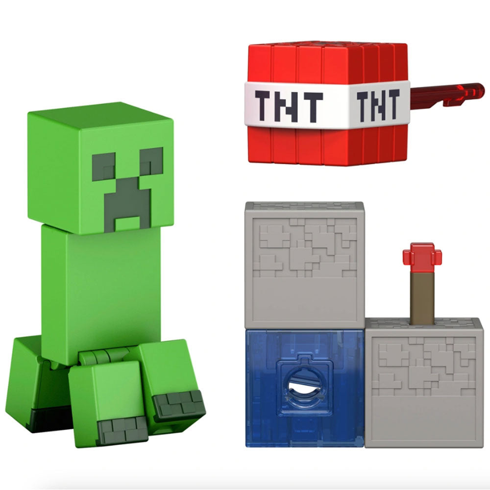Minecraft Core Redstone - Creeper GTP08, figuras de acción