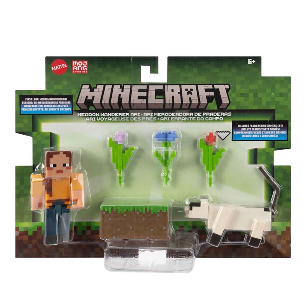 Minecraft 3.25" 2-Pack Ari Merodeadora de Praderas GTT53