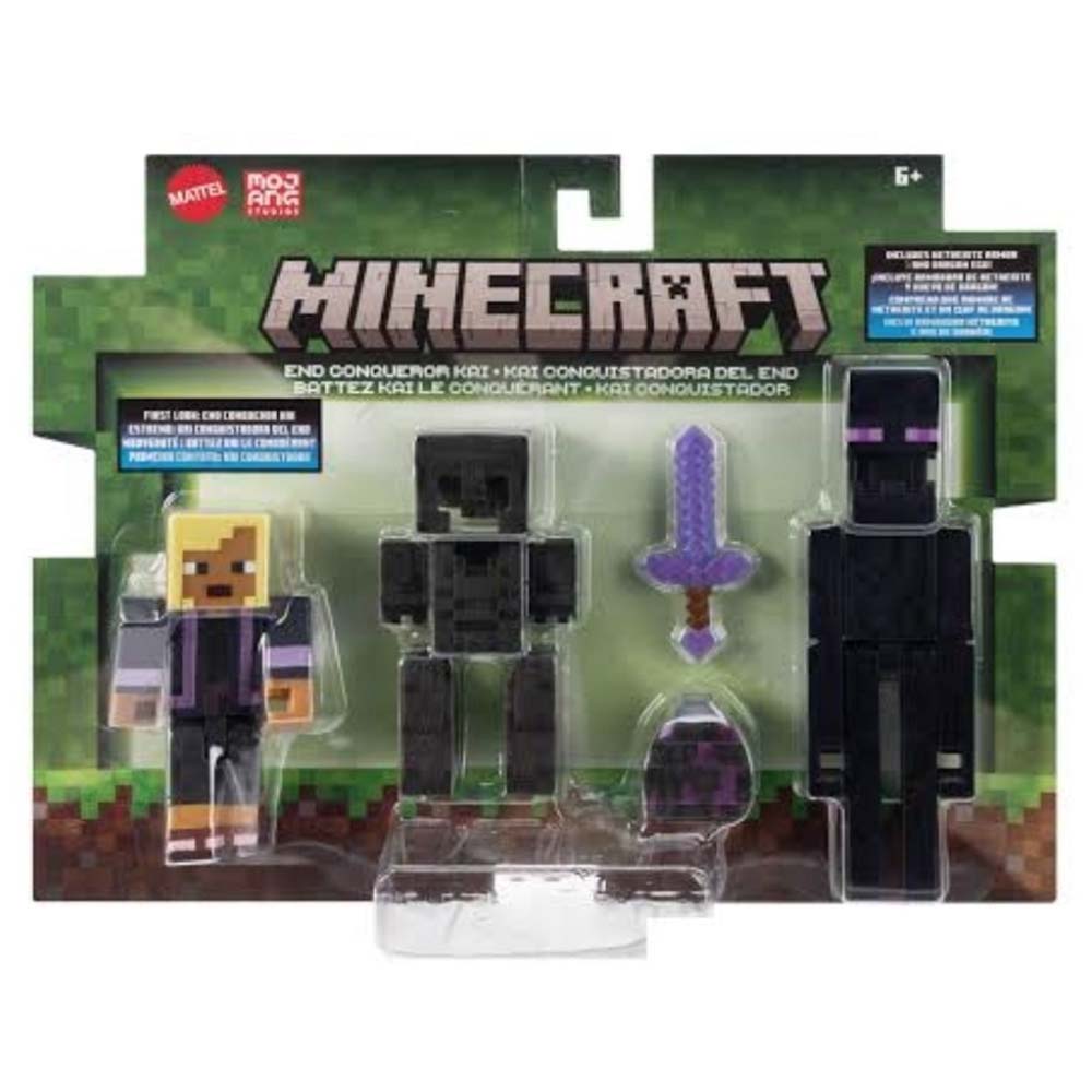 Minecraft 3.25" 2-Pack Kai Conquistadora del End GTT53
