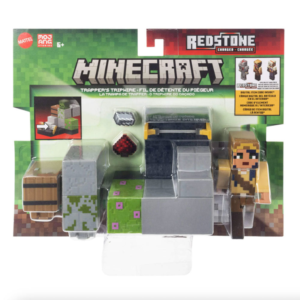 Minecraft 3.25" 2-Pack Redstone La Trampa De Trapper GTT53