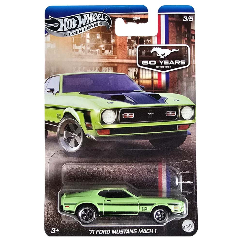 Hot Wheels Silver Series '71 Ford Mustang Mach 1 GRT01
