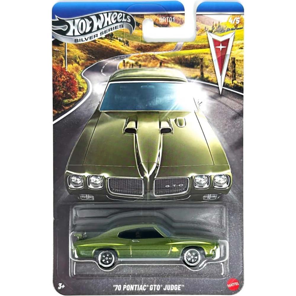 Hot Wheels Silver Series 70 Pontiac GTO Judge 4/5 GRT01