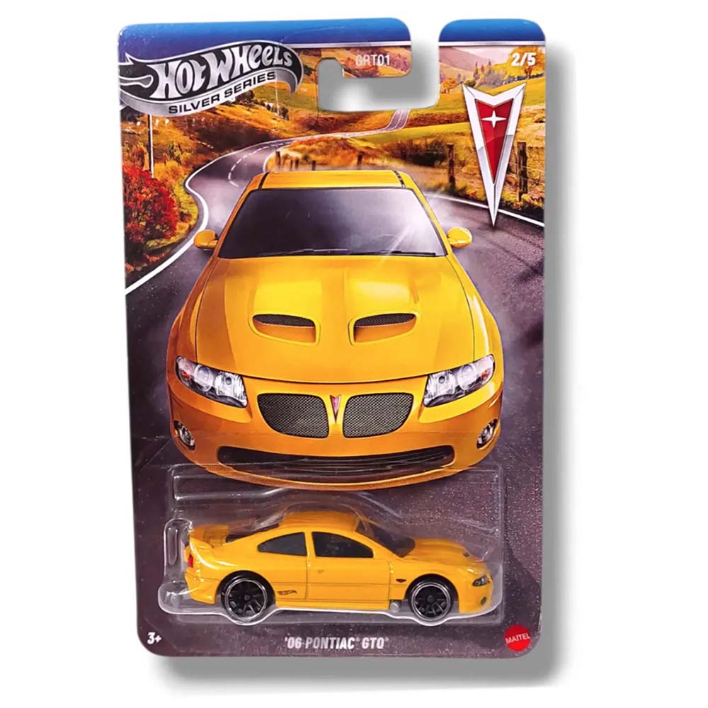 Hot Wheels Silver Series 06 Pontiac GTO 2/5 GRT01, autos de juguete
