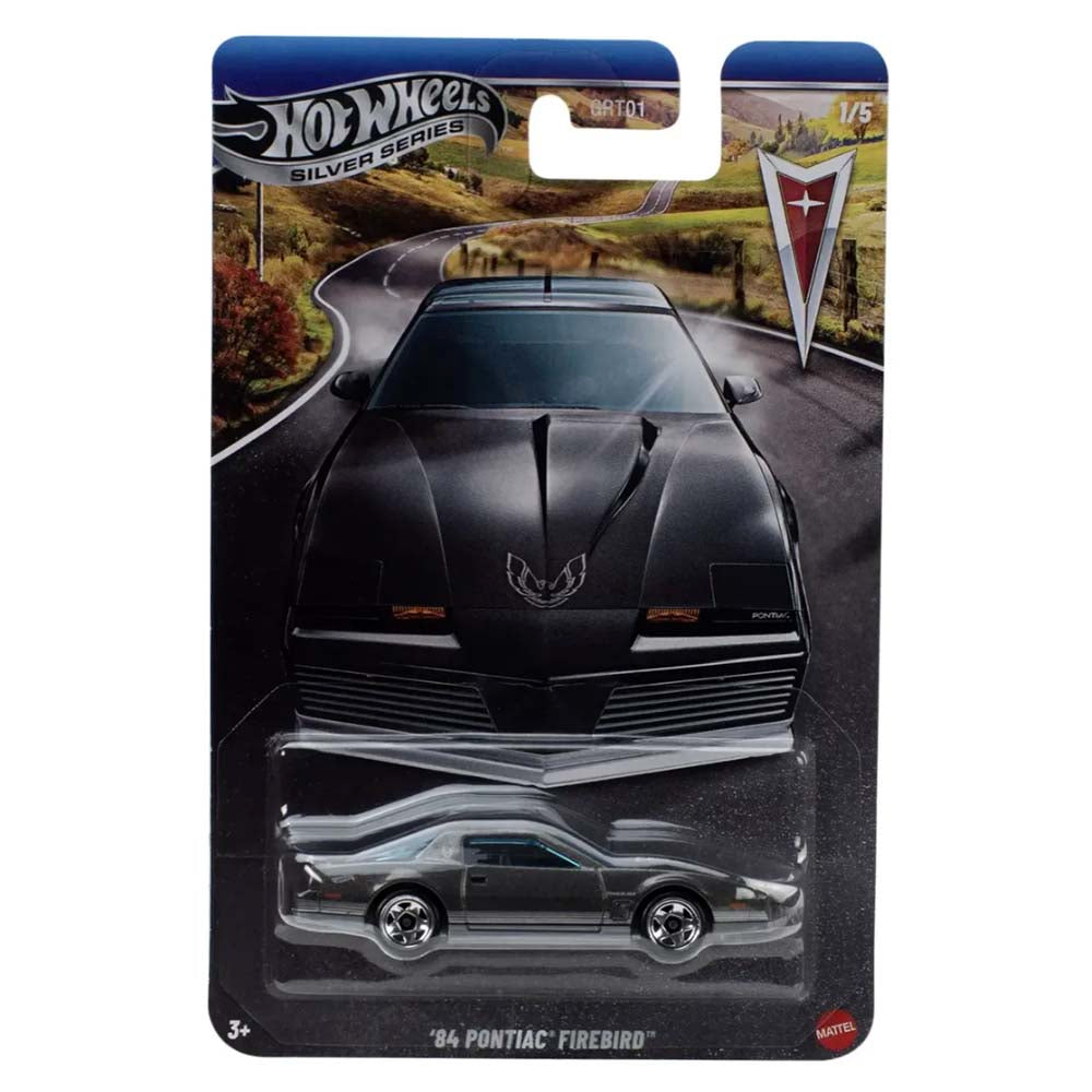 Hot Wheels Silver Series 84 Pontiac Firebird 1/5 GRT01, autos de juguete