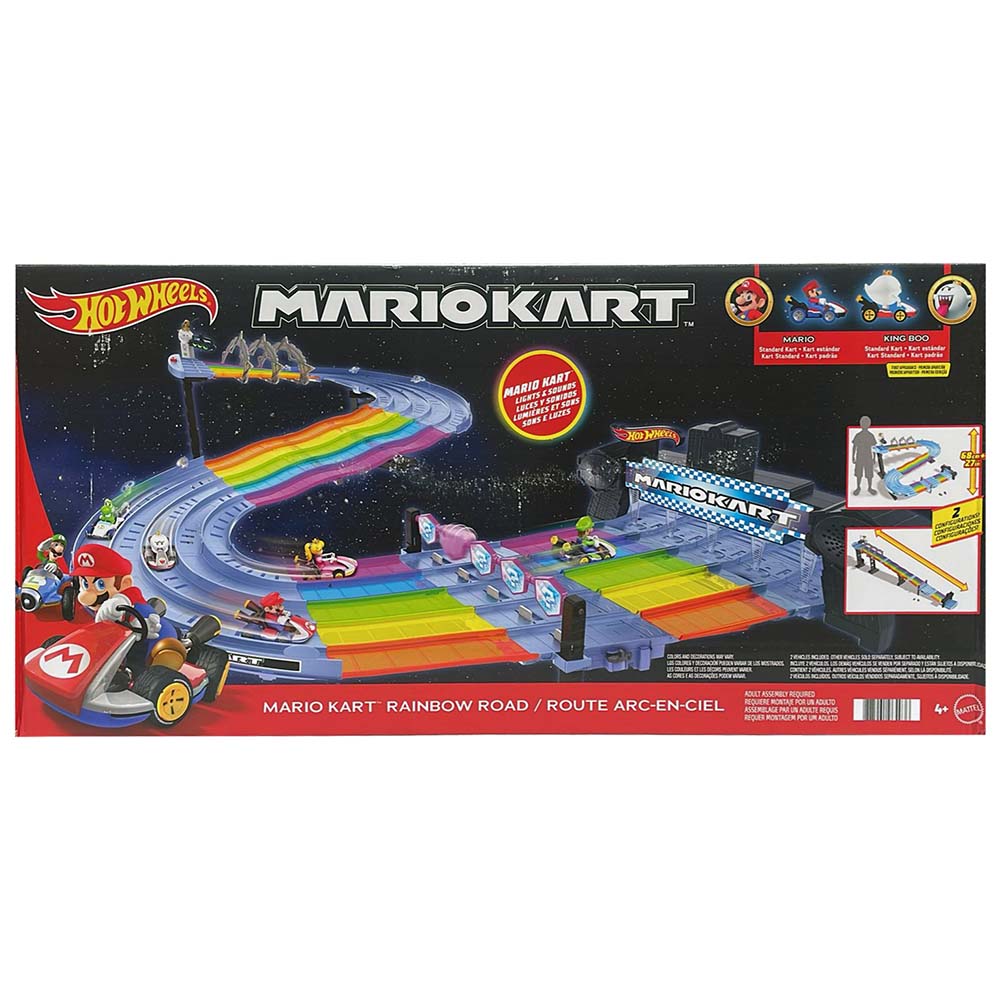 Hot Wheels Mario Kart Rainbow Road GXX41