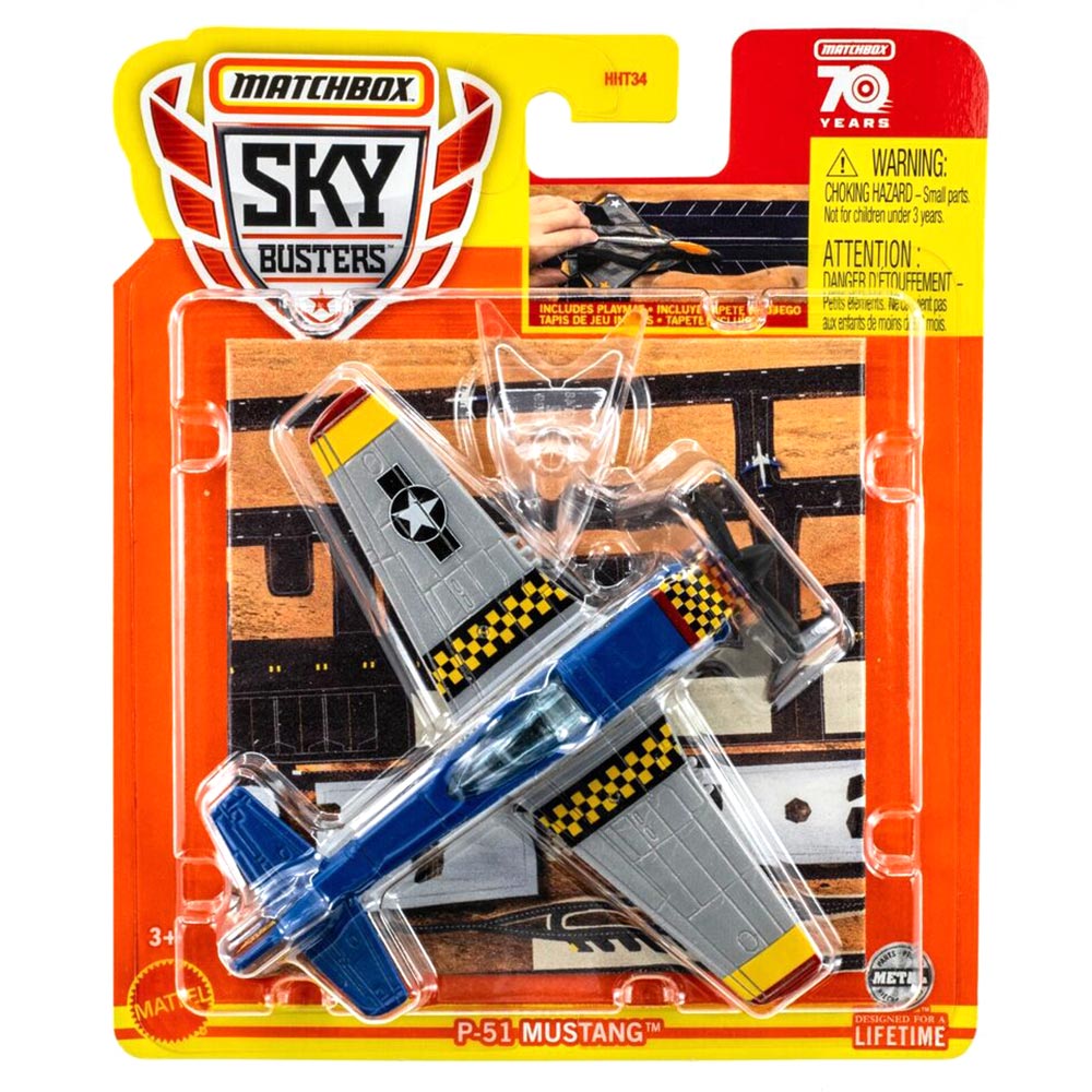 MATCHBOX SKY BUSTERS P-51 MUSTANG HHT34