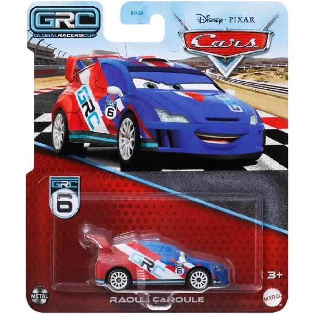 Disney Pixar Cars 1:55 Raoul Caroule DXV29, vehículos de juguete