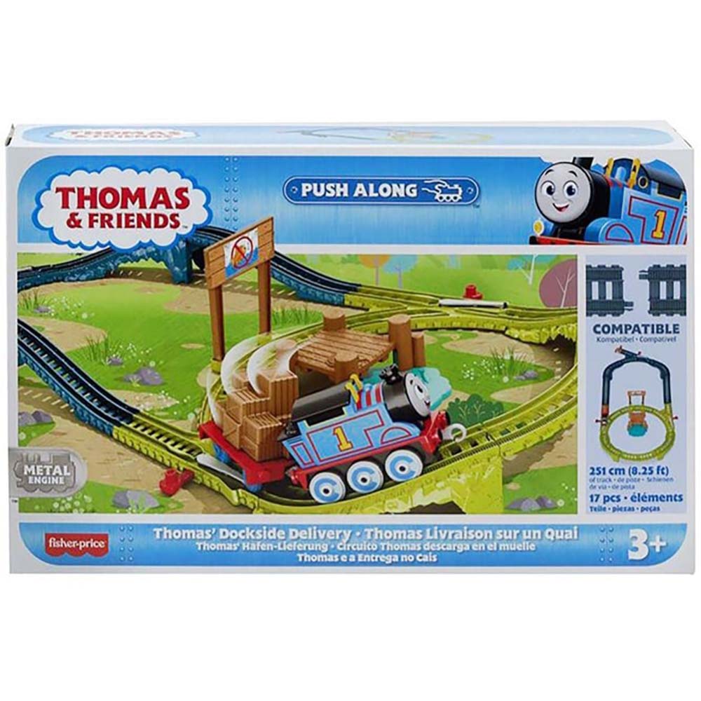 Thomas & Friends Push Along - Circuito Thomas Descarga en el Muelle HGY82